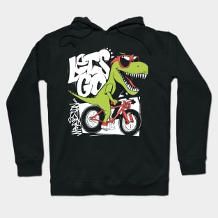 Adventurous Dino: Let's Go! Dinosaur Hoodie